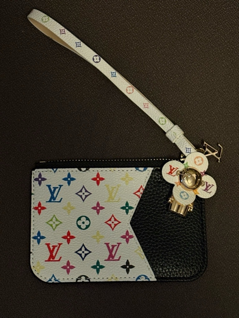 Vivienne Doll Multicolor Card Holder Wristlet